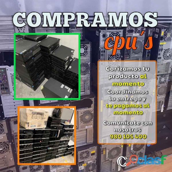 COMPRA DE CPUS EN TODA LIMA