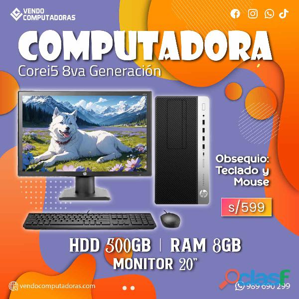 ? COMPUTADORA CORE I5 8VA GEN, EL MEJOR PRECIO AHORA ?