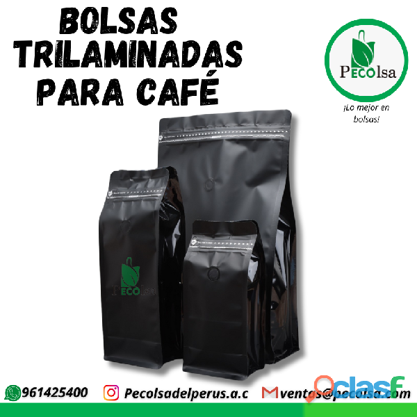 BOLSAS PARA CAFÉ TRILAMINADAS