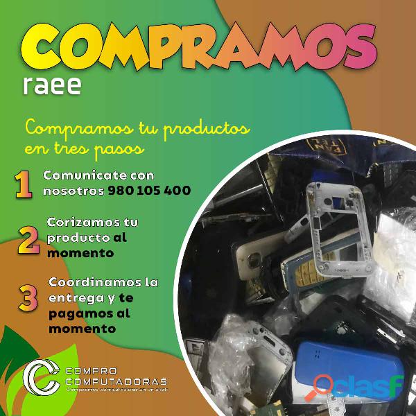 Tu viejo equipo, nuestro compromiso: Compra y reciclaje.