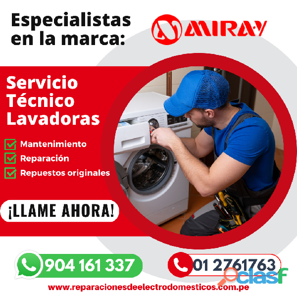 Óptimo! Mantenimientos de L_a_v_a_d_o_r_a_s Miray 904161337